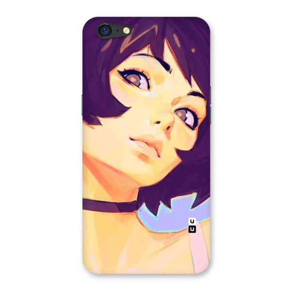 Girl Face Art Back Case for Oppo A71