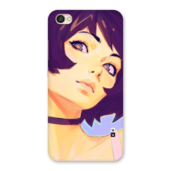 Girl Face Art Back Case for Redmi Y1 Lite