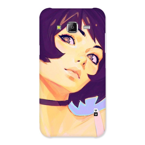 Girl Face Art Back Case for Samsung Galaxy J5