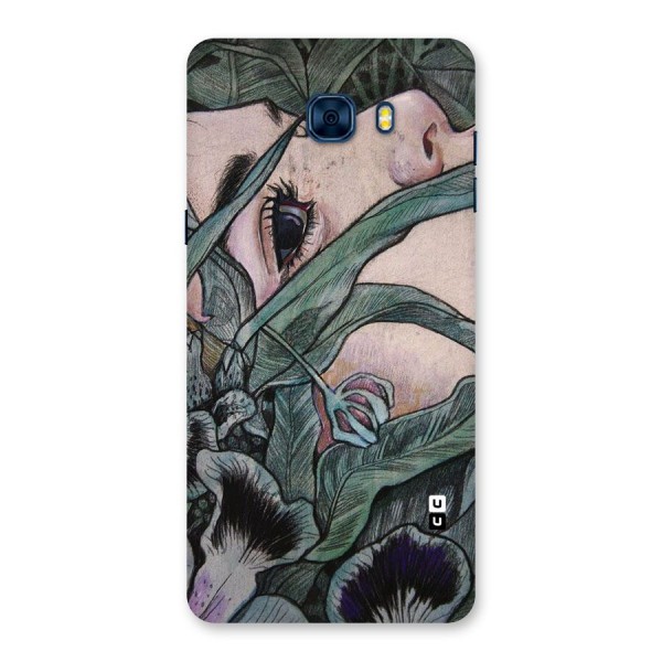 Girl Grass Art Back Case for Galaxy C7 Pro