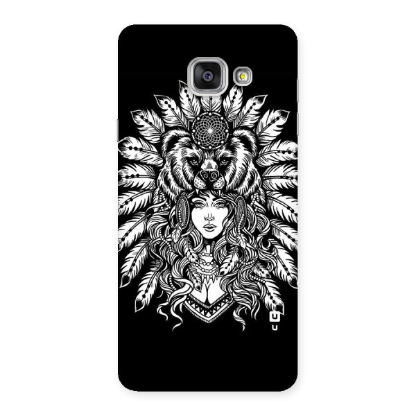 Girl Pattern Art Back Case for Galaxy A7 2016