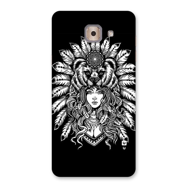 Girl Pattern Art Back Case for Galaxy J7 Max