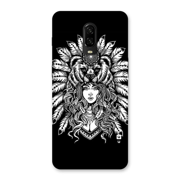 Girl Pattern Art Back Case for OnePlus 6T