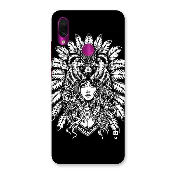 Girl Pattern Art Back Case for Redmi Note 7 Pro