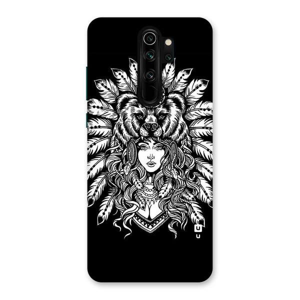 Girl Pattern Art Back Case for Redmi Note 8 Pro