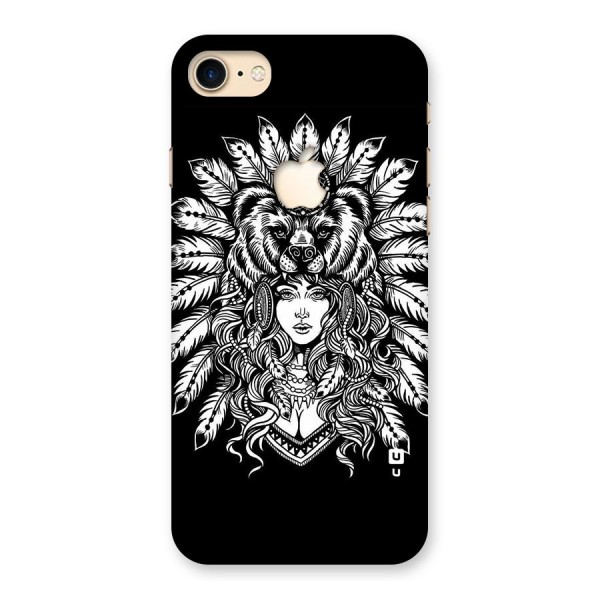 Girl Pattern Art Back Case for iPhone 7 Apple Cut