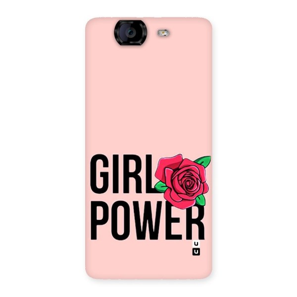 Girl Power Back Case for Canvas Knight A350