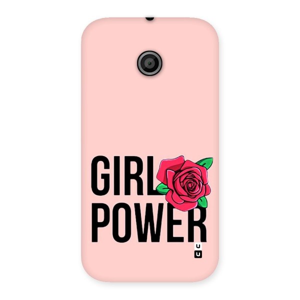 Girl Power Back Case for Moto E