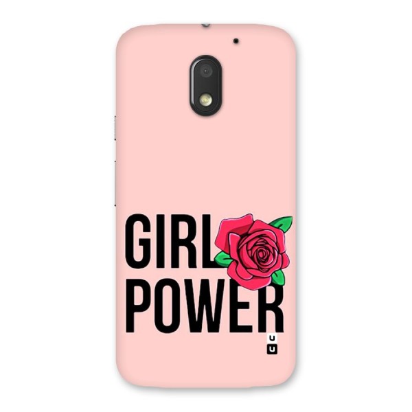 Girl Power Back Case for Moto E3 Power