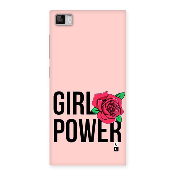 Girl Power Back Case for Xiaomi Mi3