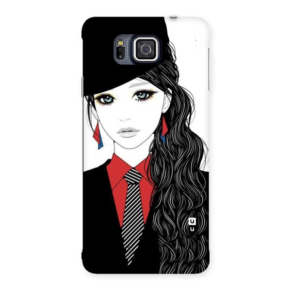 Girl Tie Back Case for Galaxy Alpha