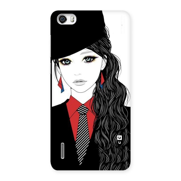 Girl Tie Back Case for Honor 6