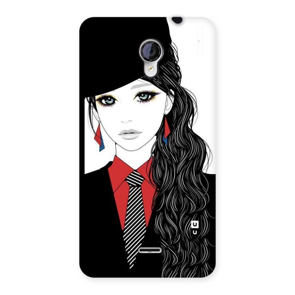 Girl Tie Back Case for Micromax Unite 2 A106