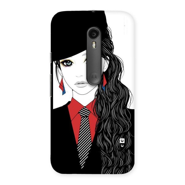 Girl Tie Back Case for Moto G3