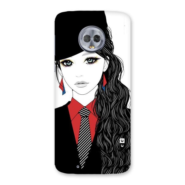 Girl Tie Back Case for Moto G6