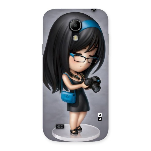 Girl With Camera Back Case for Galaxy S4 Mini