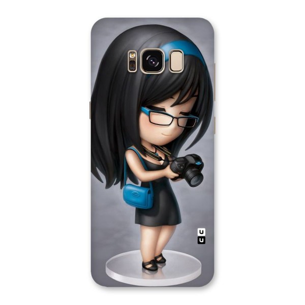 Girl With Camera Back Case for Galaxy S8