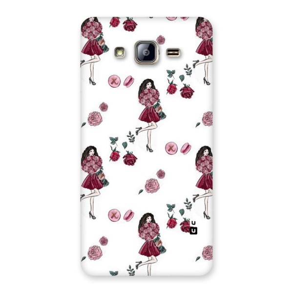 Girl With Flowers Back Case for Galaxy On5