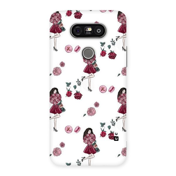 Girl With Flowers Back Case for LG G5