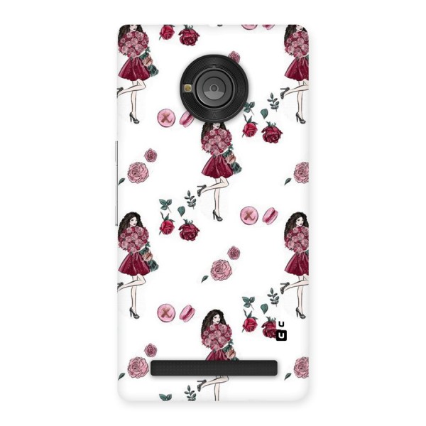 Girl With Flowers Back Case for Yu Yuphoria