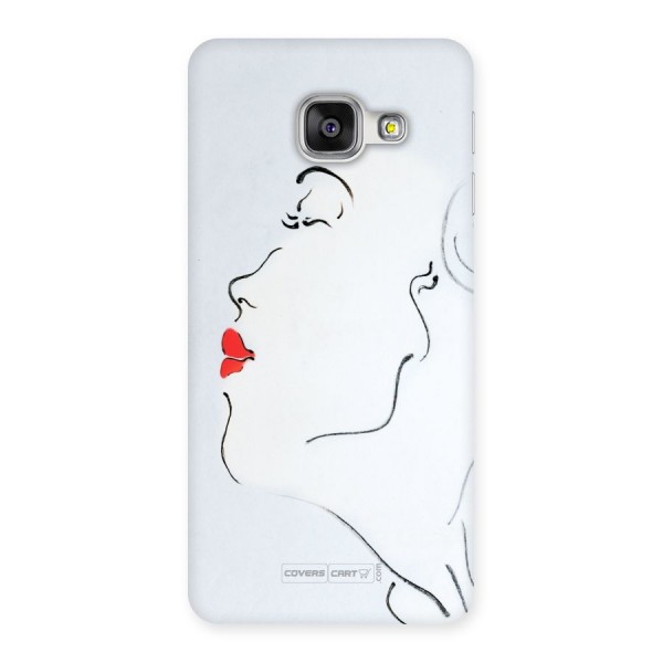 Girl in Red Lipstick Back Case for Galaxy A3 2016