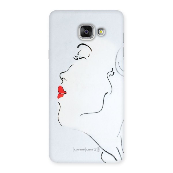 Girl in Red Lipstick Back Case for Galaxy A7 2016