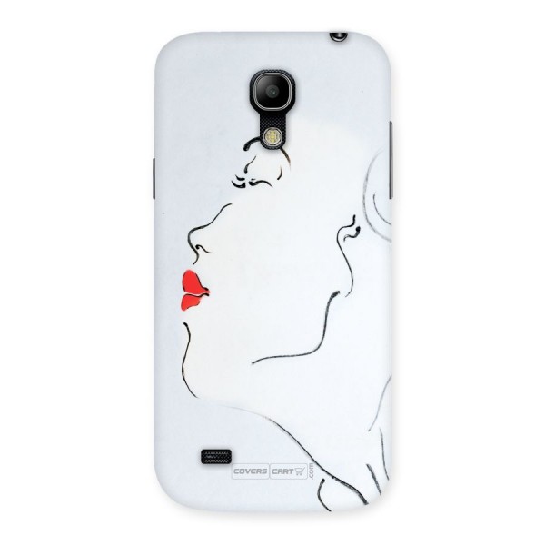 Girl in Red Lipstick Back Case for Galaxy S4 Mini