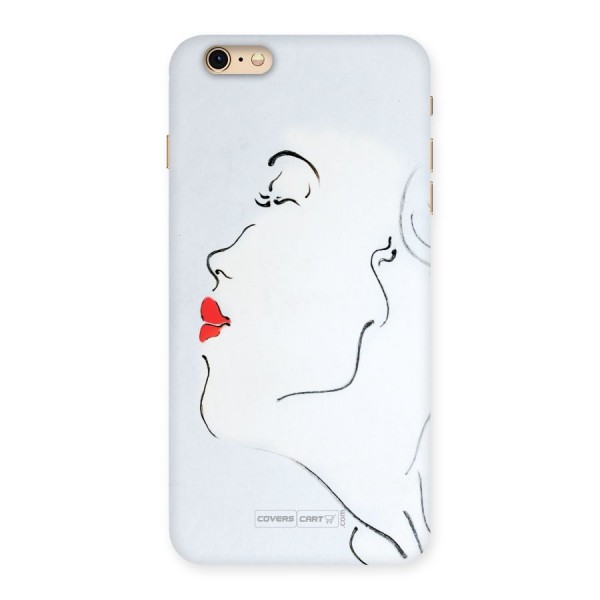 Girl in Red Lipstick Back Case for iPhone 6 Plus 6S Plus