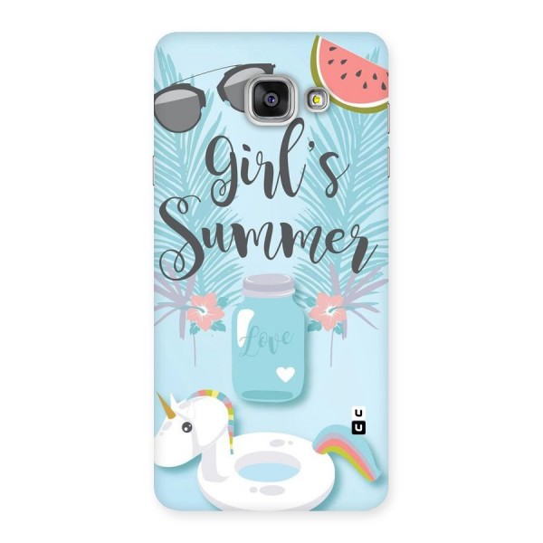 Girls Summer Back Case for Galaxy A7 2016