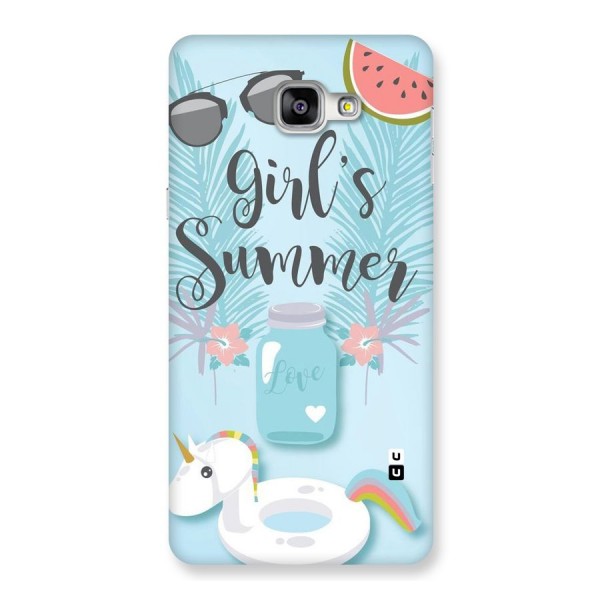 Girls Summer Back Case for Galaxy A9