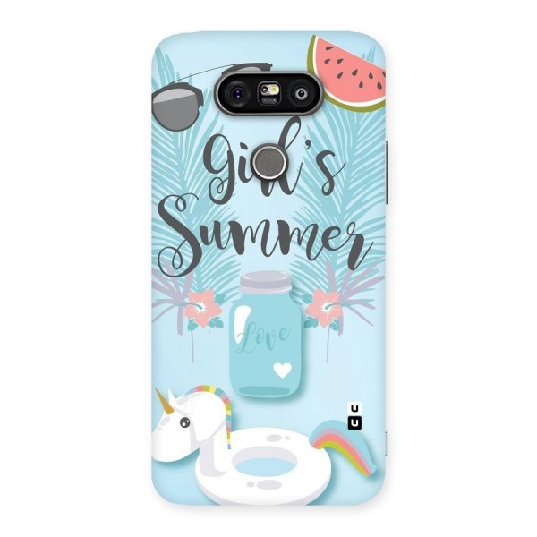 Girls Summer Back Case for LG G5