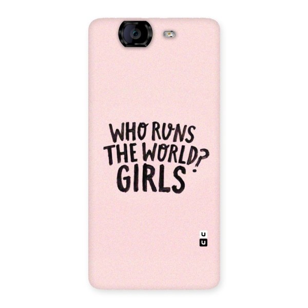 Girls World Back Case for Canvas Knight A350