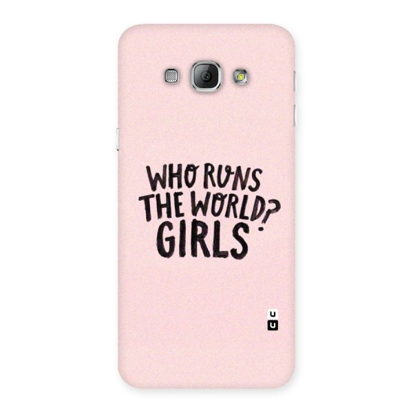 Girls World Back Case for Galaxy A8