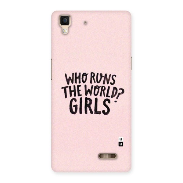 Girls World Back Case for Oppo R7