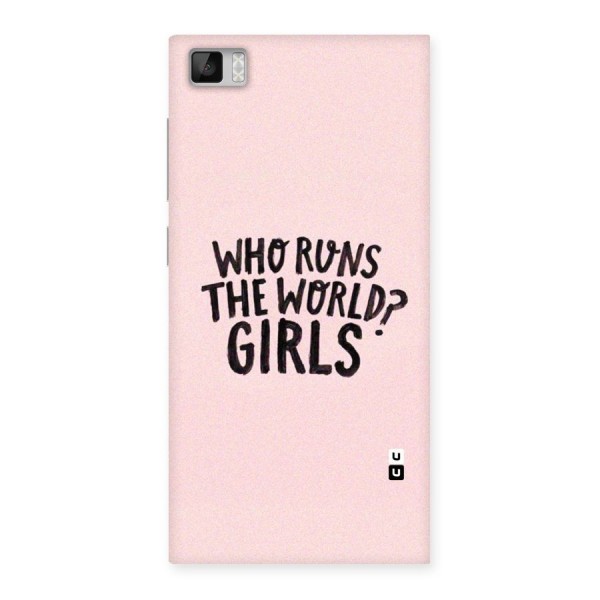 Girls World Back Case for Xiaomi Mi3