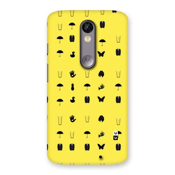 Glass Pattern Back Case for Moto X Force