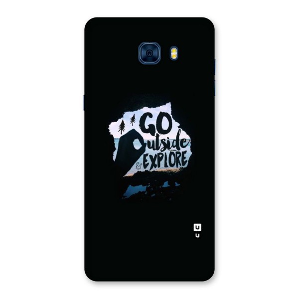 Go Outside Back Case for Galaxy C7 Pro