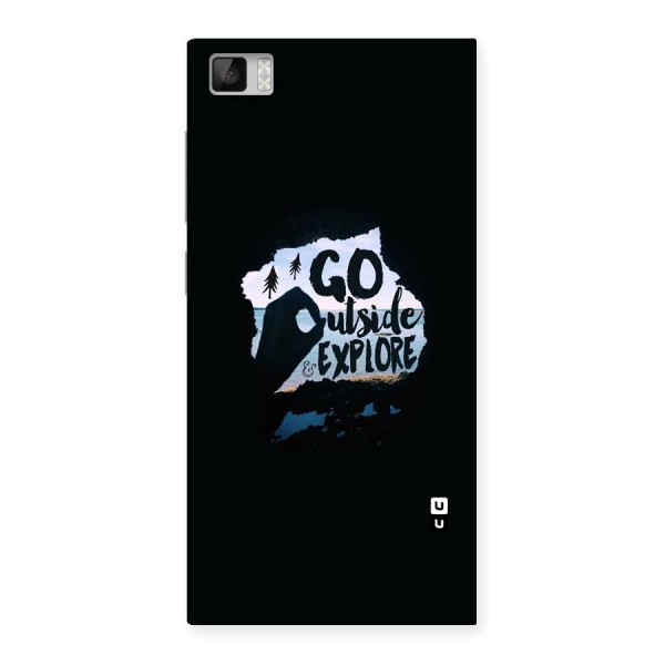 Go Outside Back Case for Xiaomi Mi3