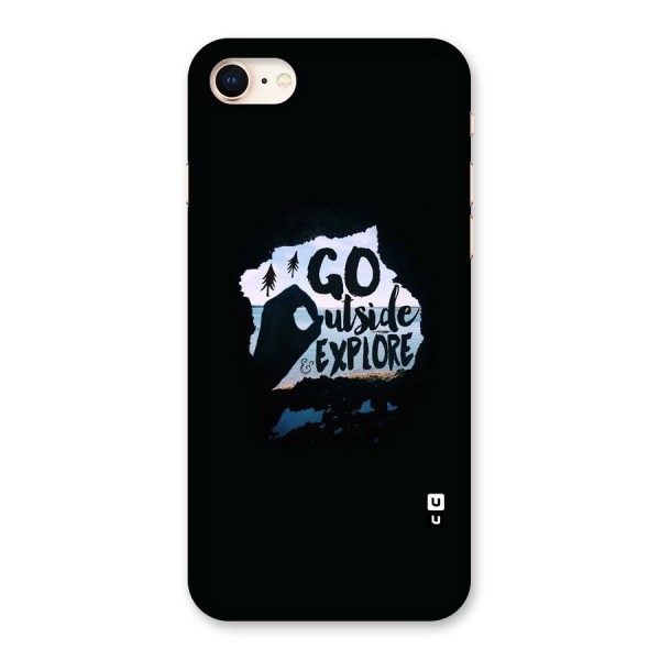 Go Outside Back Case for iPhone 8