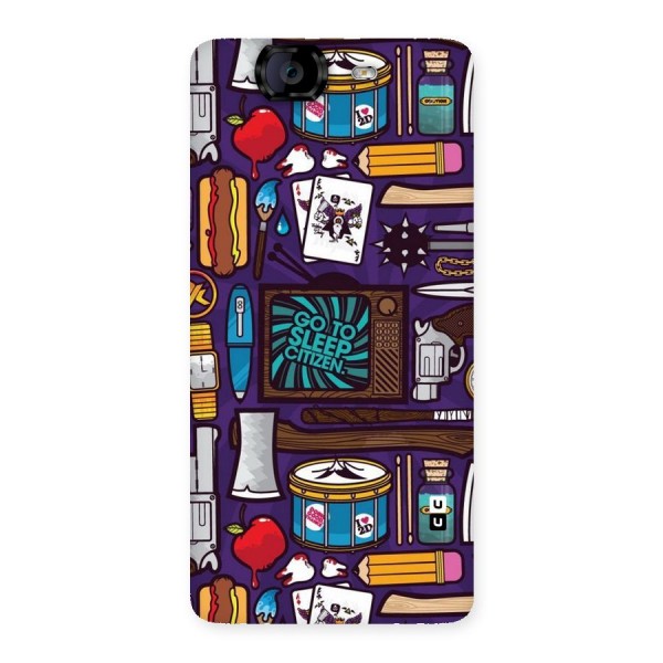 Go To Sleep Back Case for Canvas Knight A350