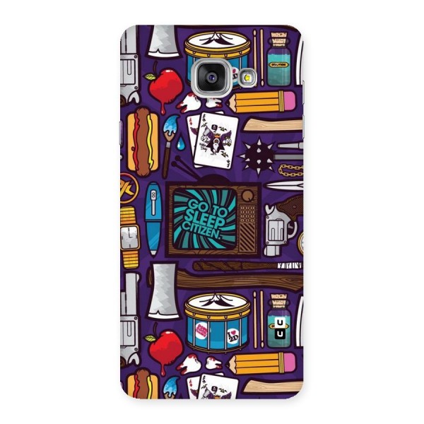 Go To Sleep Back Case for Galaxy A7 2016