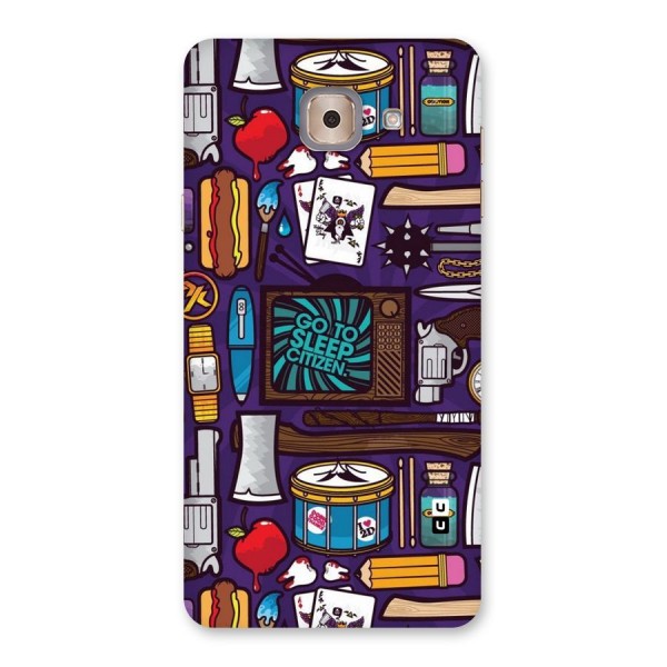 Go To Sleep Back Case for Galaxy J7 Max