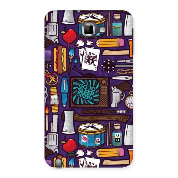 Go To Sleep Back Case for Galaxy Note