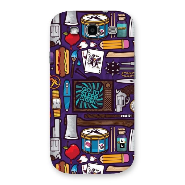 Go To Sleep Back Case for Galaxy S3 Neo