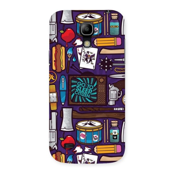 Go To Sleep Back Case for Galaxy S4 Mini