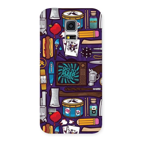 Go To Sleep Back Case for Galaxy S5 Mini