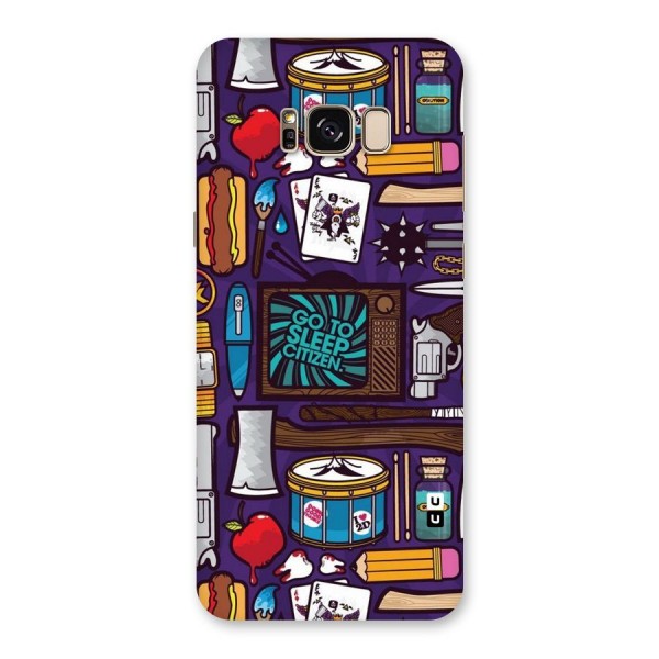 Go To Sleep Back Case for Galaxy S8 Plus