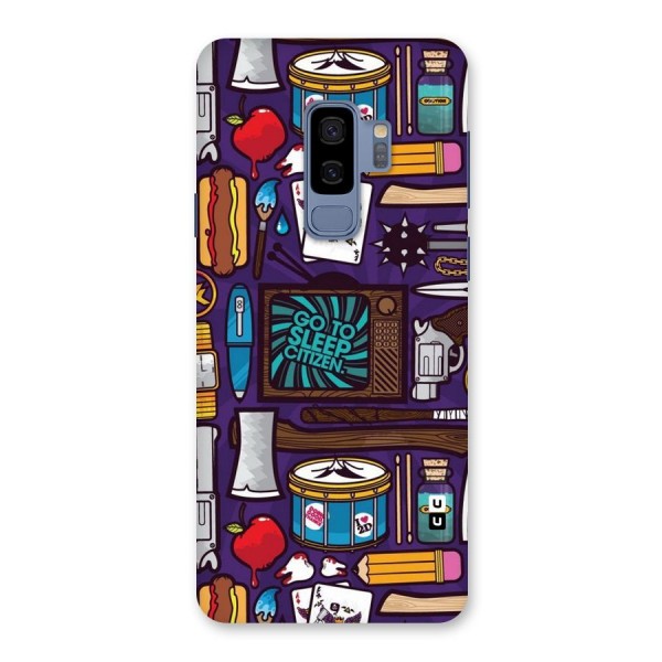 Go To Sleep Back Case for Galaxy S9 Plus