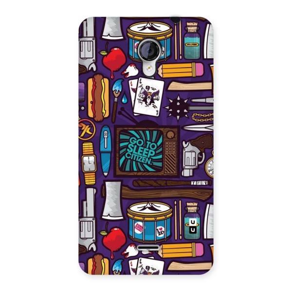 Go To Sleep Back Case for Micromax Unite 2 A106