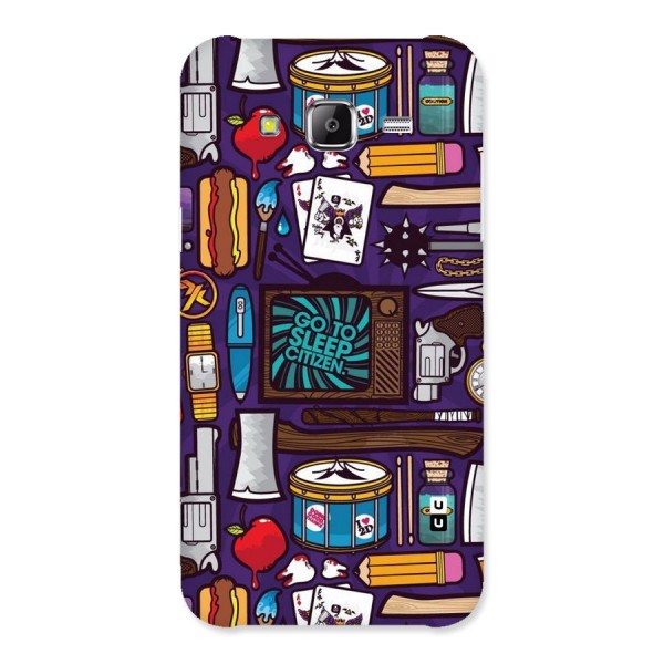 Go To Sleep Back Case for Samsung Galaxy J5